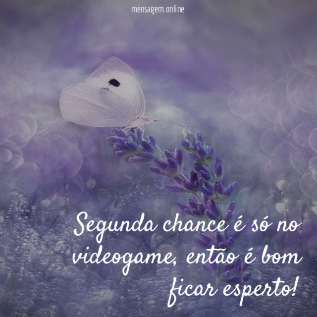 Segunda chance é só no videogame
