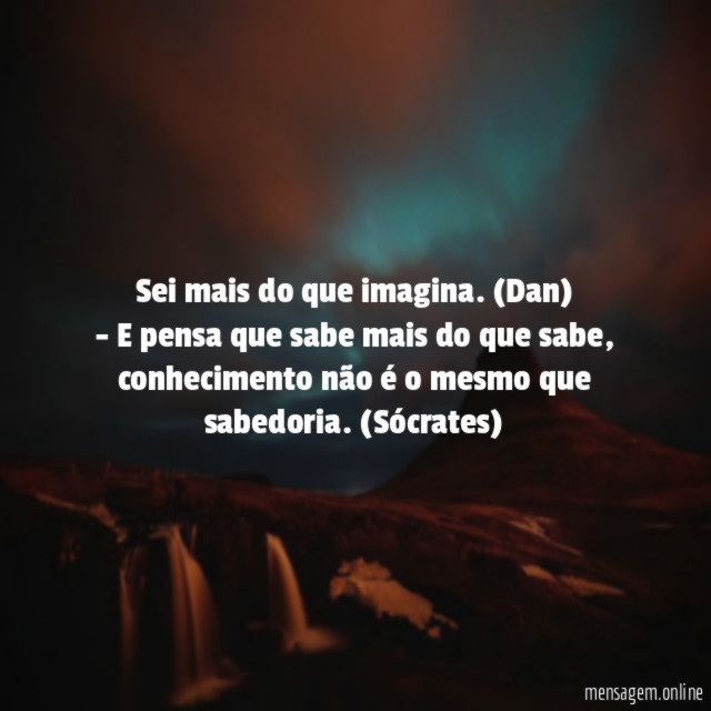 Sei mais do que imagina