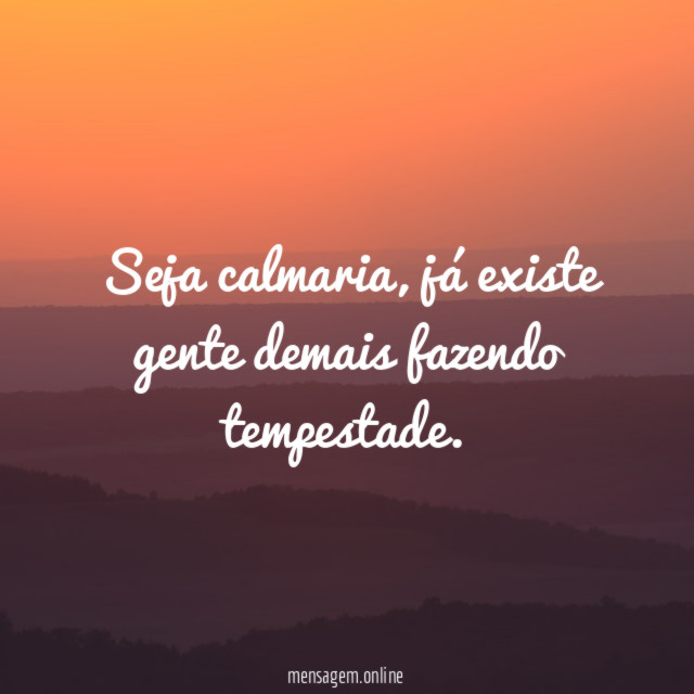Seja calmaria