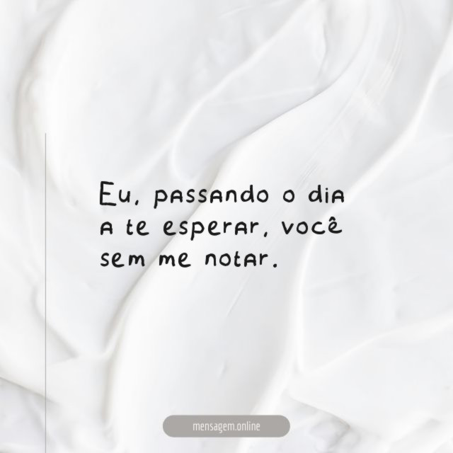 Sem me notar