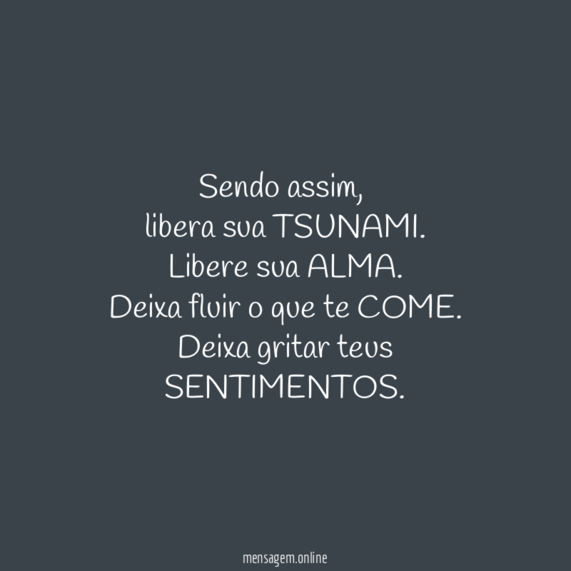 Sendo assim