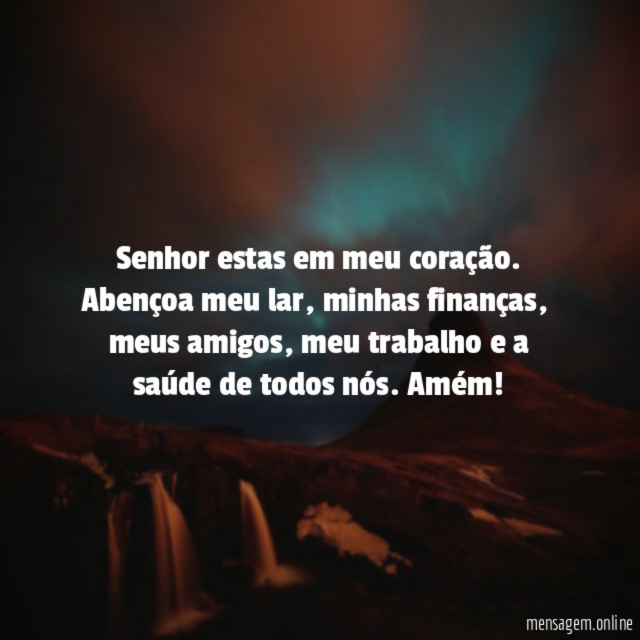 Senhor estas em meu coração
