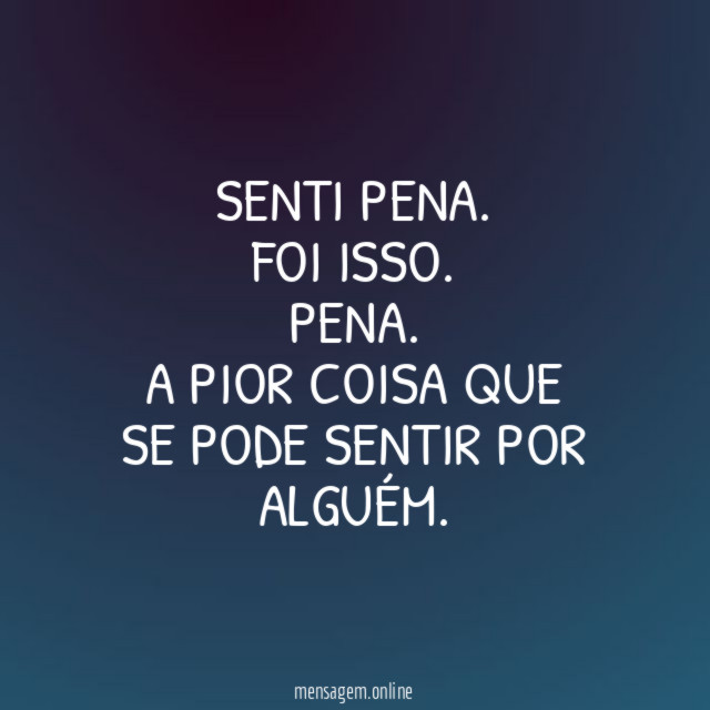 Senti pena