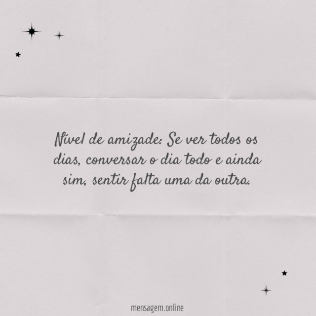 Sentir falta uma da outra