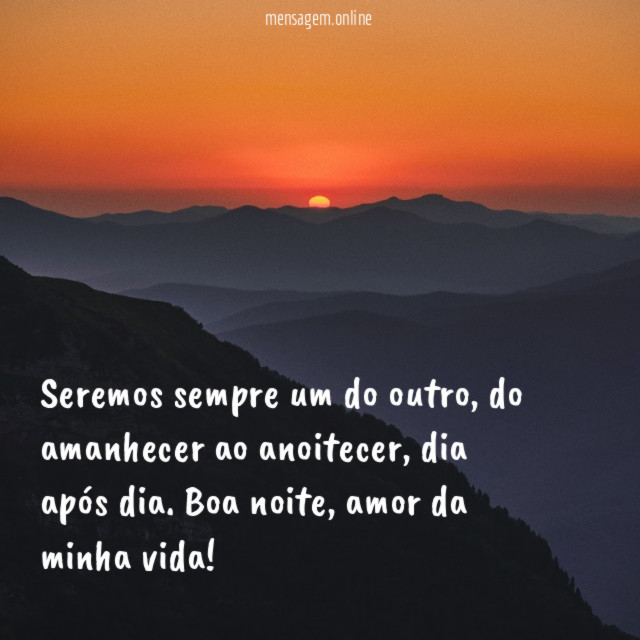 Seremos sempre um do outro