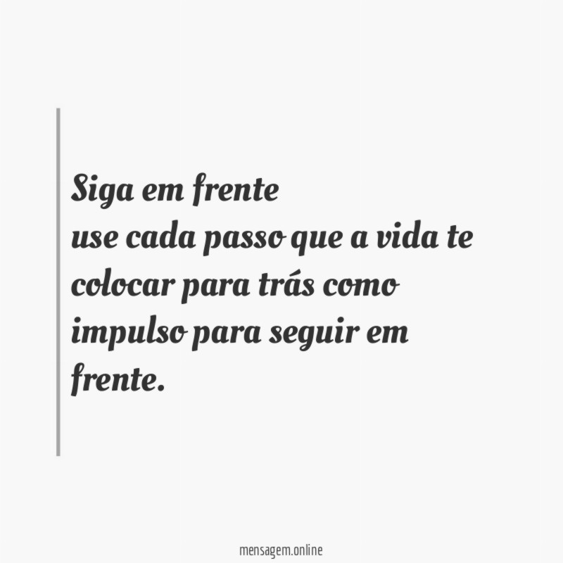 Siga em frente