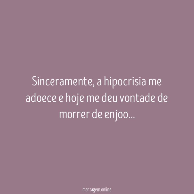 Sinceramente