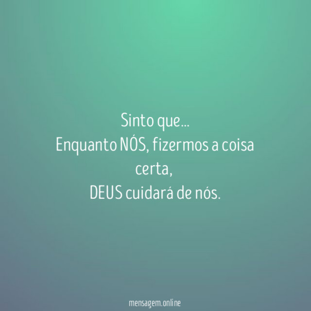 Sinto que