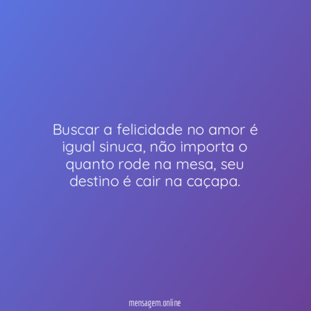 Sinuca do amor