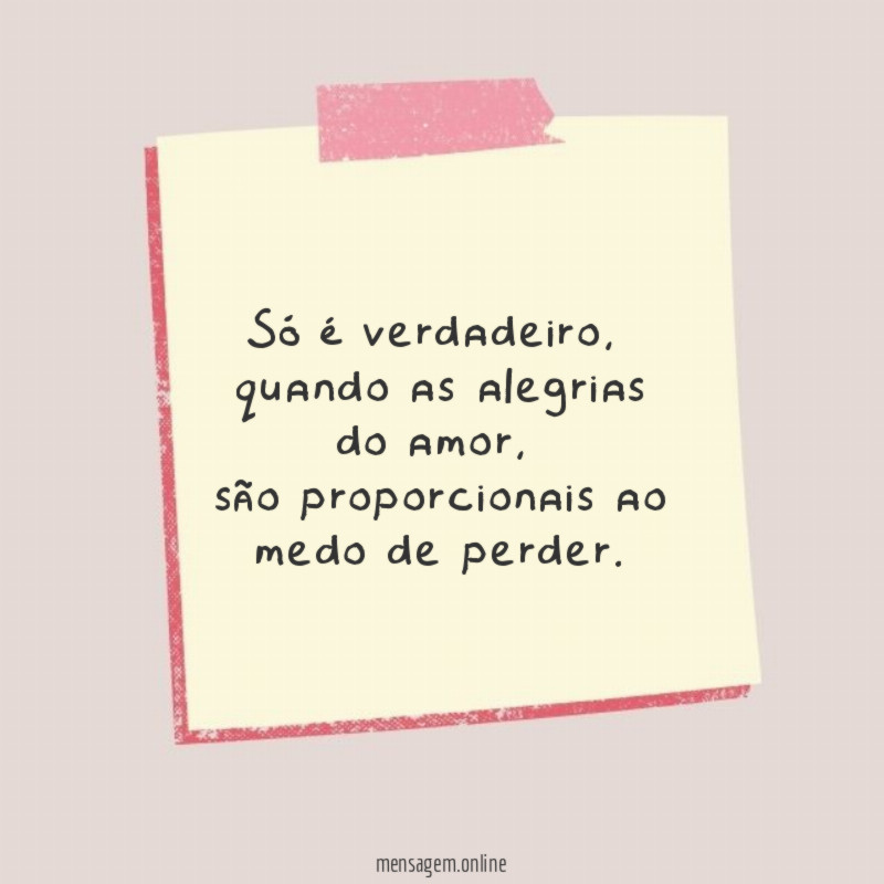 Só é verdadeiro