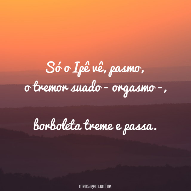 Só o Ipê vê