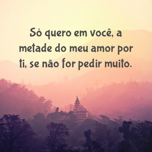 Só quero em você