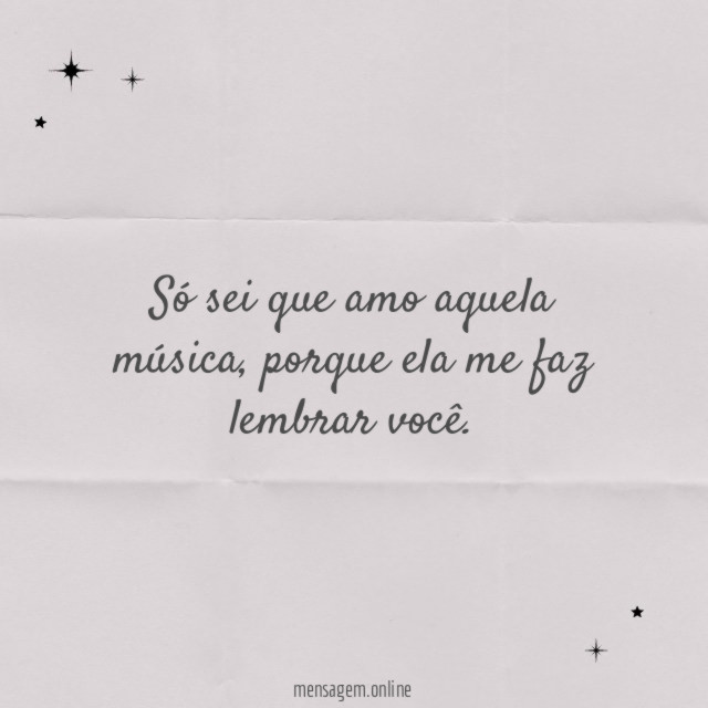 Só sei que amo