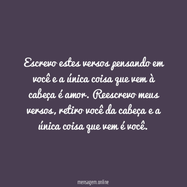 Só você