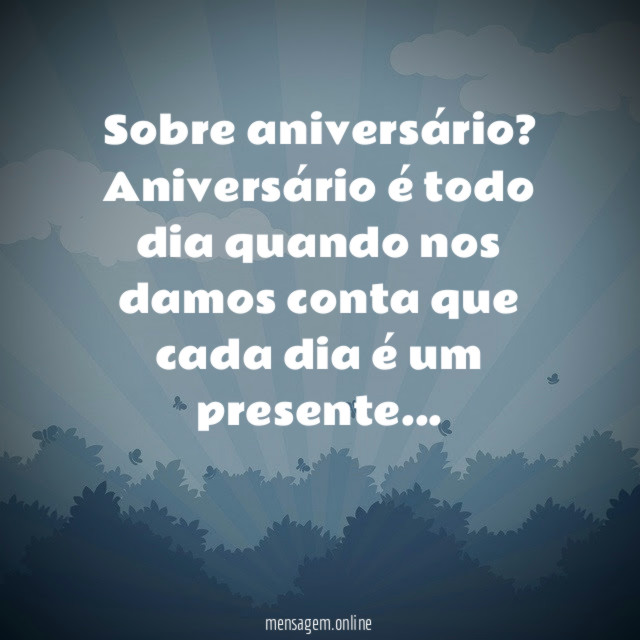 Sobre aniversário