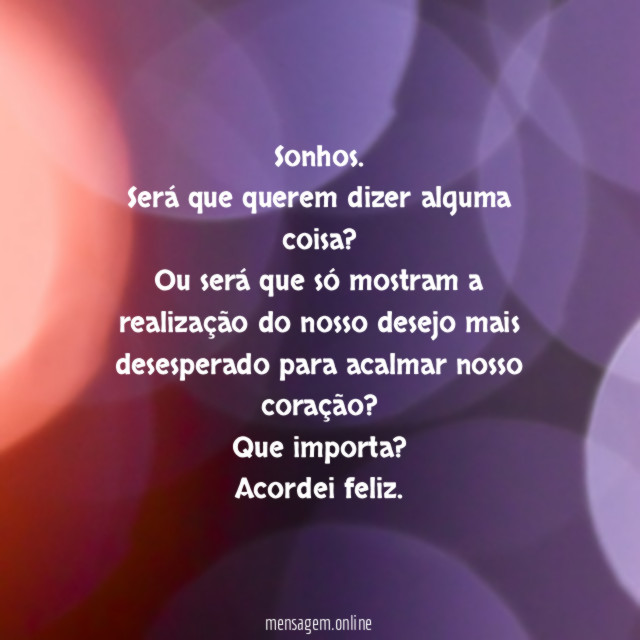 Sonhos