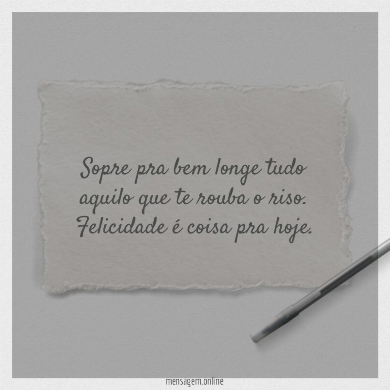 Sopre pra bem longe