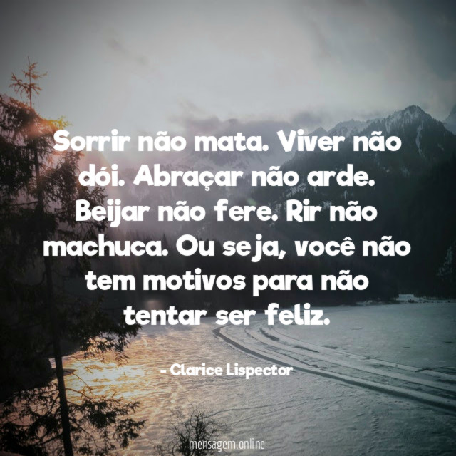 Sorrir não mata