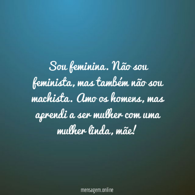 Sou feminina