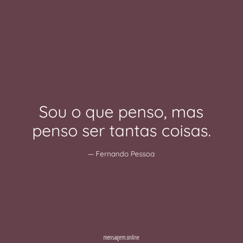 Sou o que penso