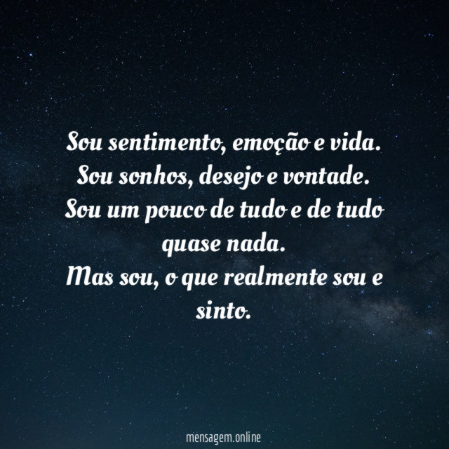 Sou sentimento