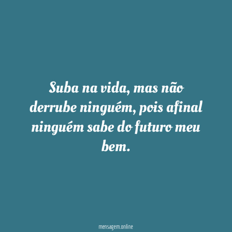 Suba na vida