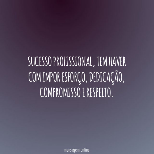 Sucesso profissional