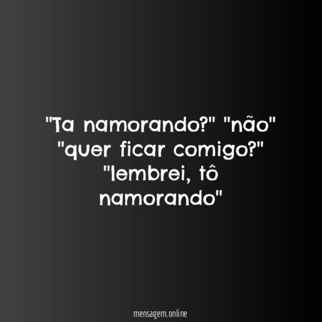 'Ta namorando