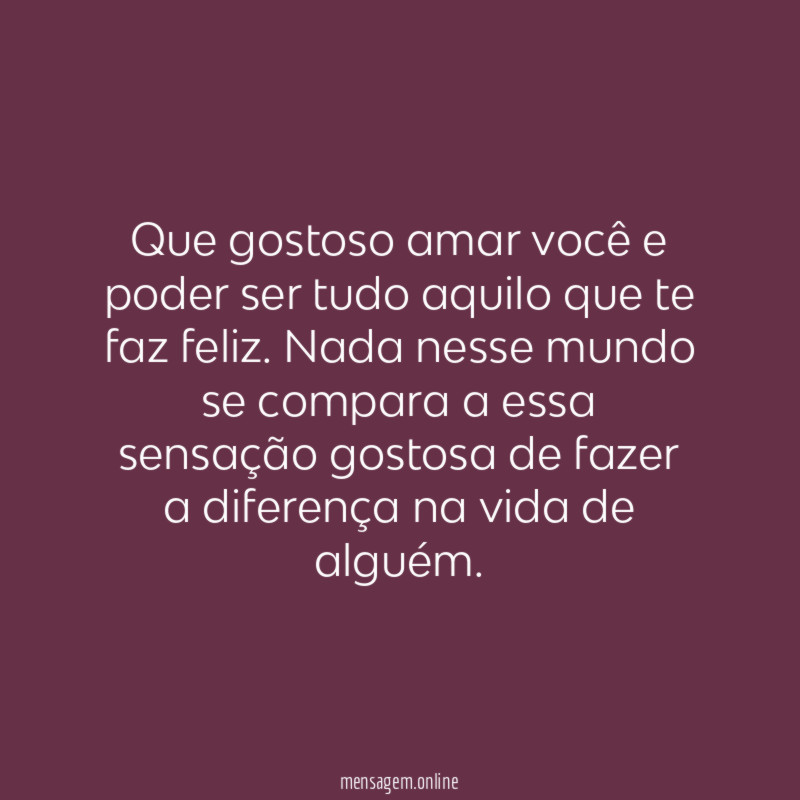 Te amar é uma delícia