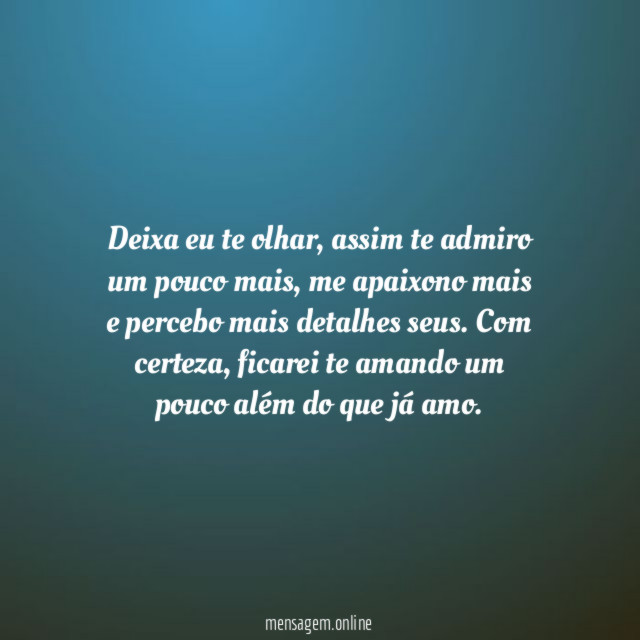 Te amar um pouco mais além