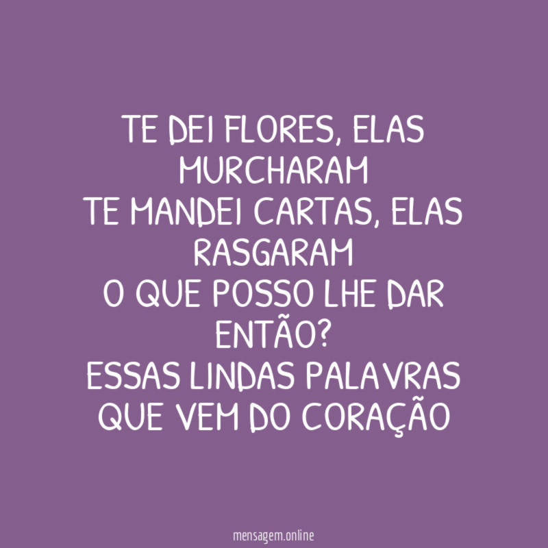 Te dei flores
