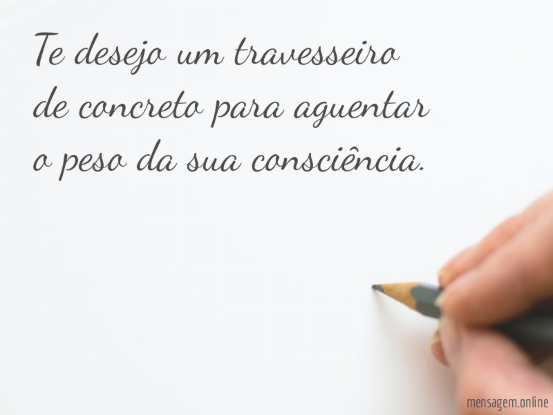 Te desejo um travesseiro