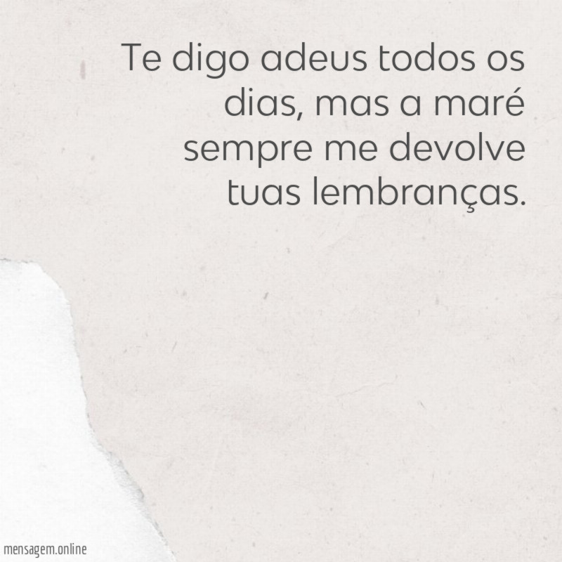 Te digo adeus todos os dias
