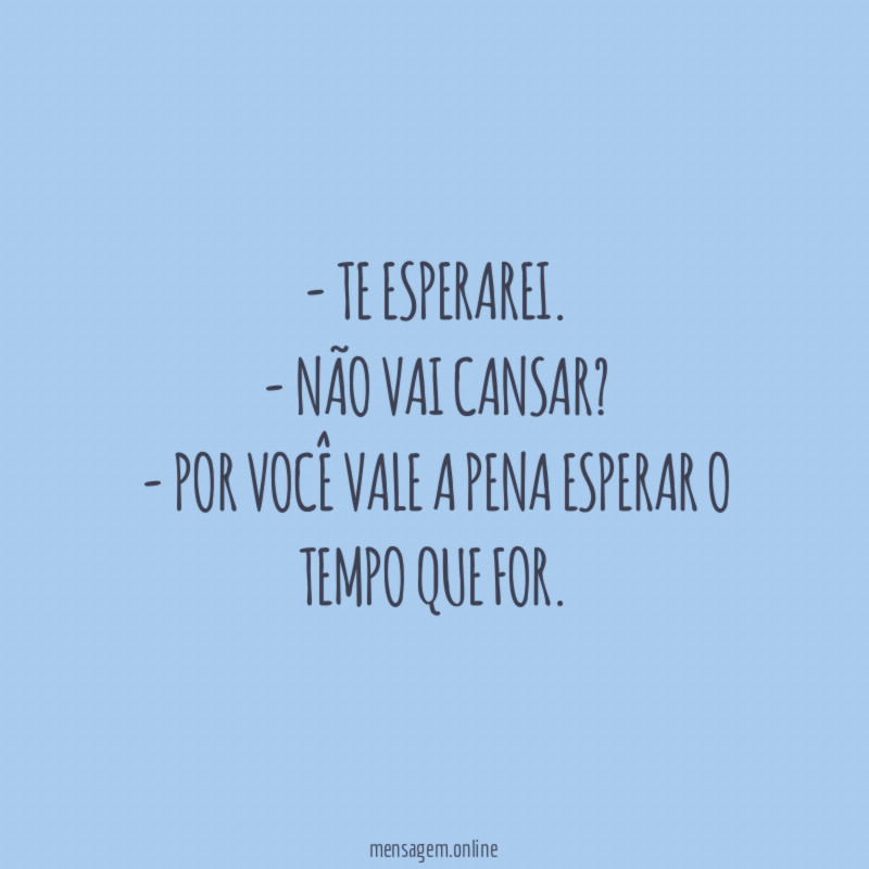 Te esperarei