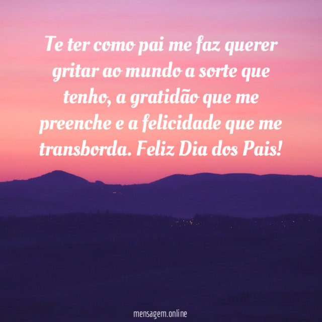 Te ter como pai me faz querer gritar
