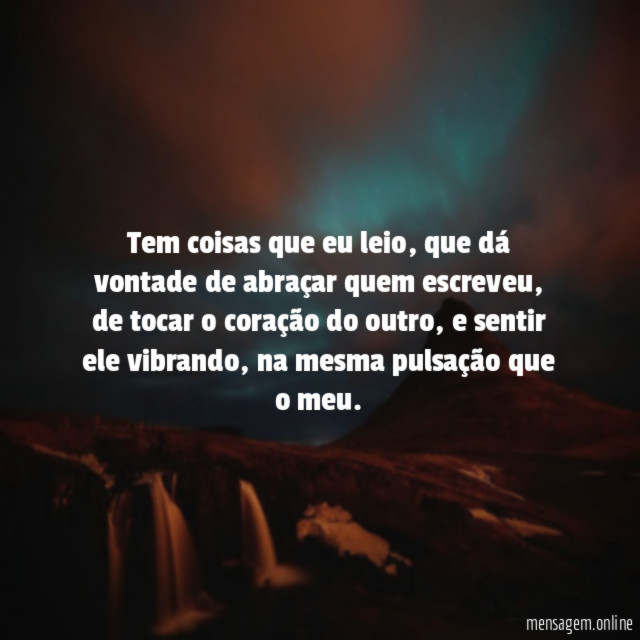 Tem coisas que eu leio