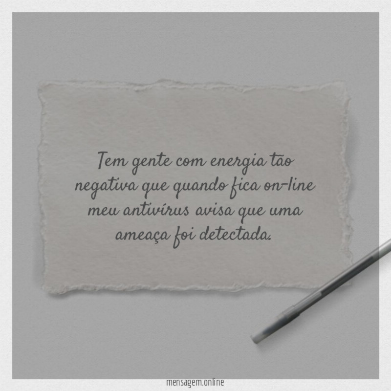 Tem gente com energia