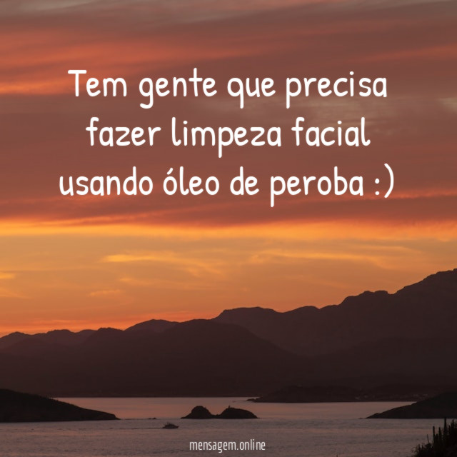 Tem gente que precisa fazer limpeza facial usando óleo de peroba
