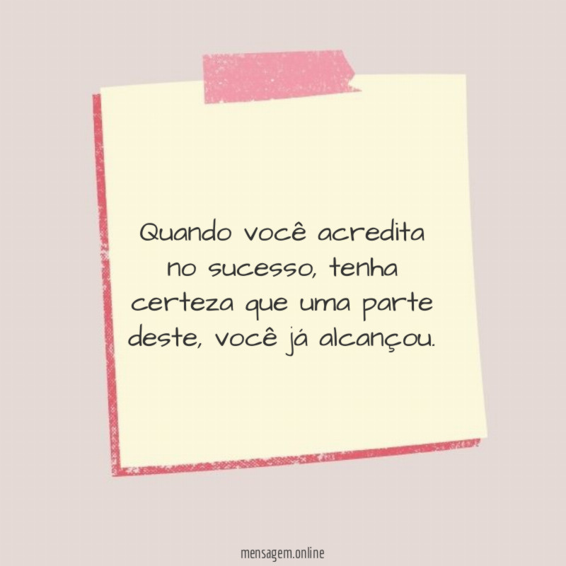 Tenha certeza que uma parte deste