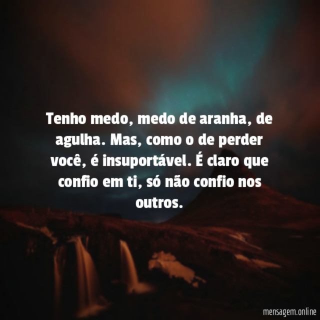 Tenho medo
