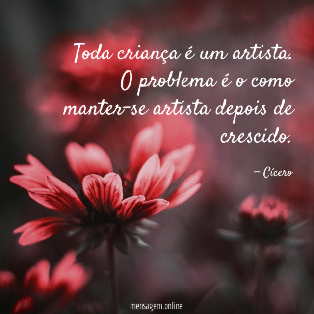 Toda criança é um artista