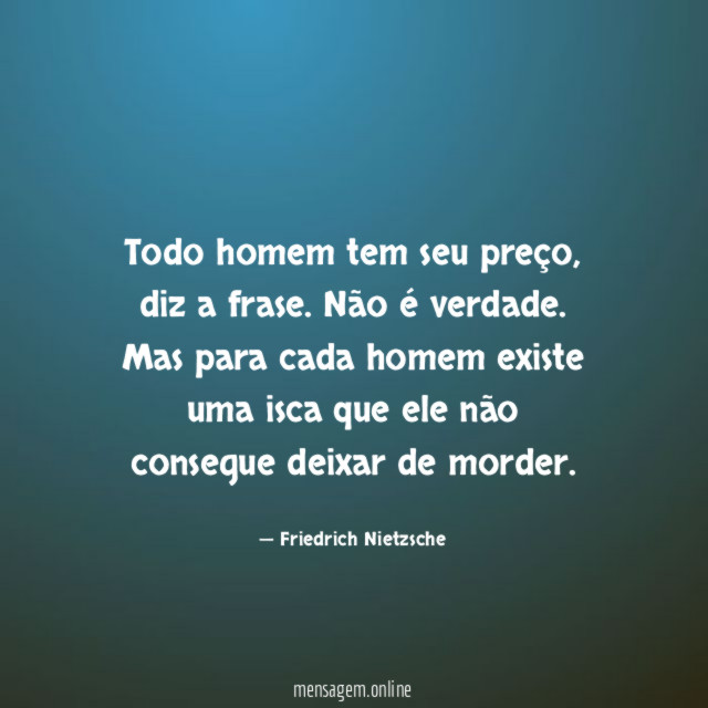 Todo homem tem seu preço