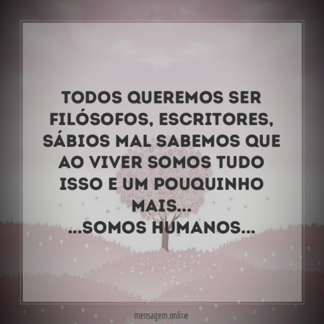 Todos queremos ser filósofos