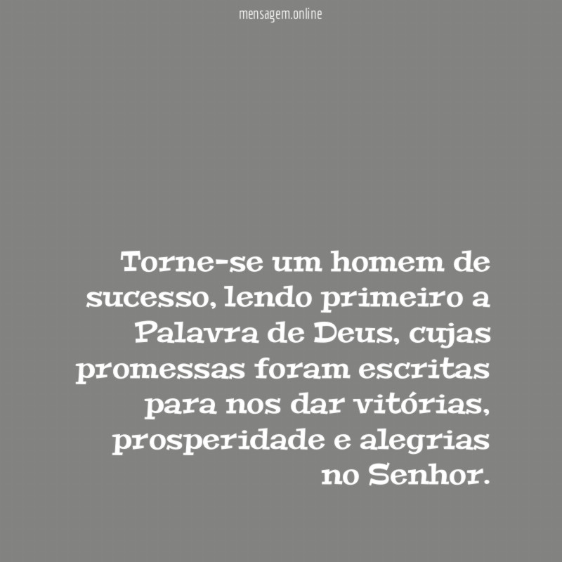 Torne-se um homem de sucesso