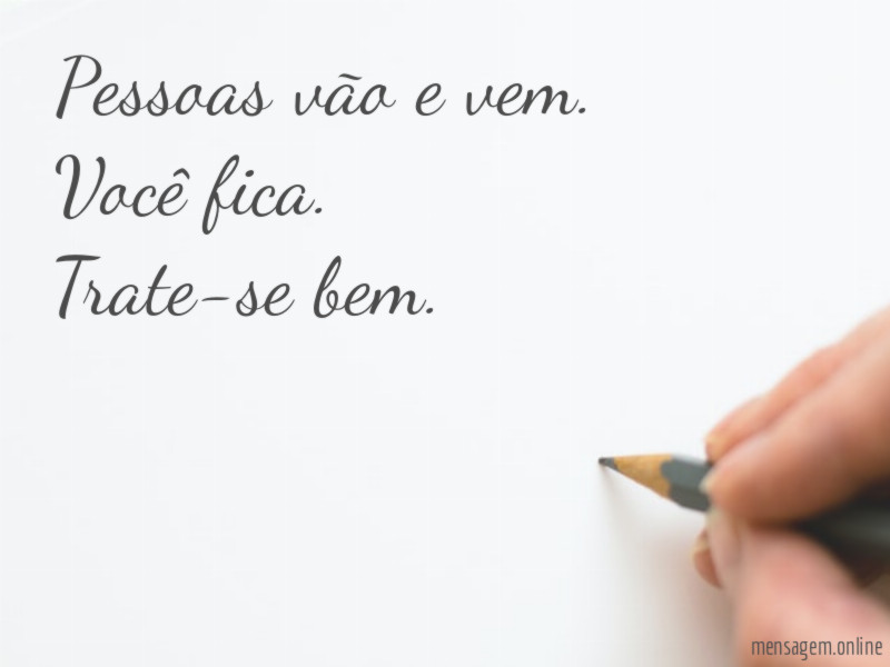 Trate-se bem