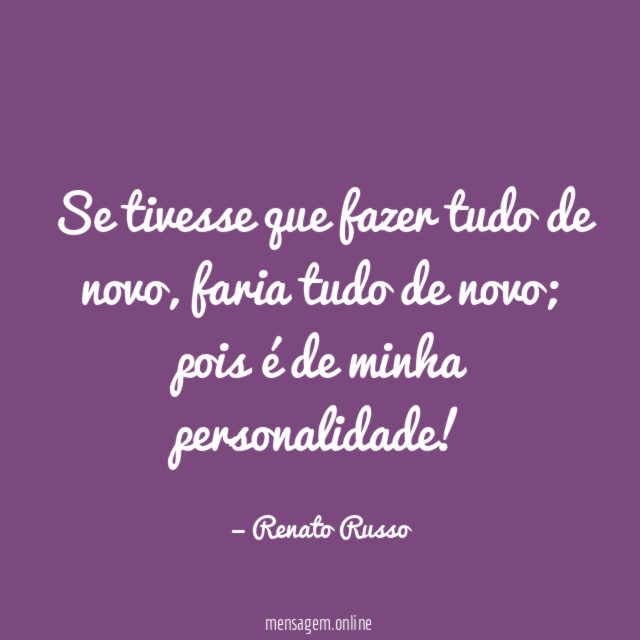 Tudo de novo
