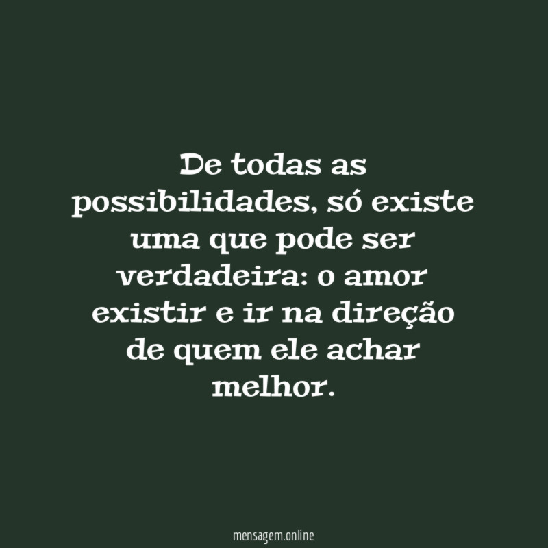 Tudo o que o amor quer