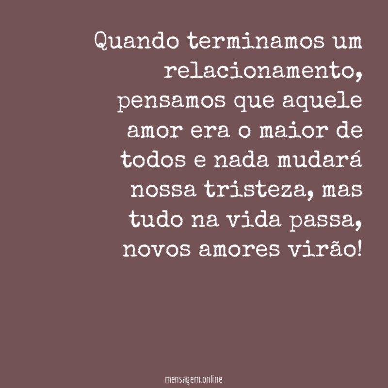 Tudo vai passar