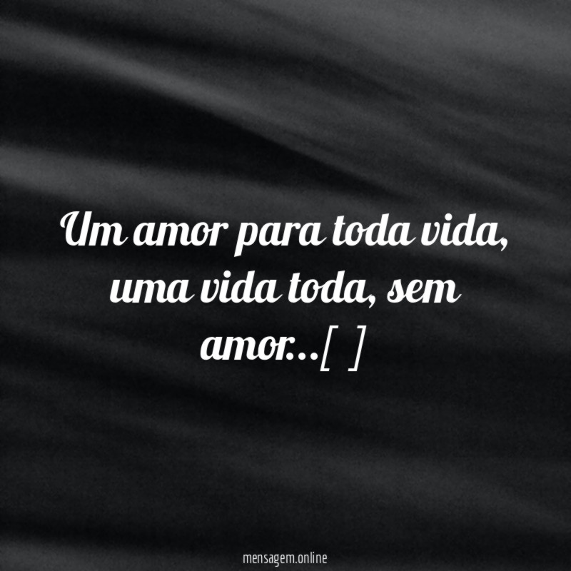 Um amor para toda vida
