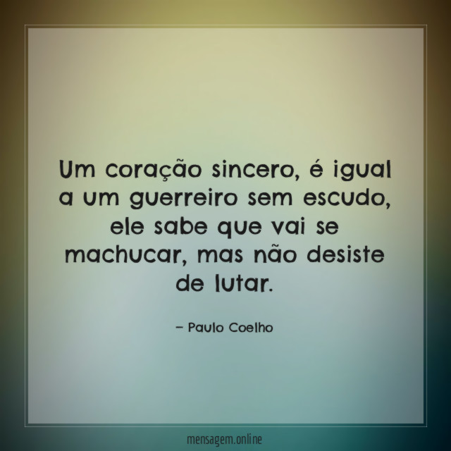 Um coração sincero